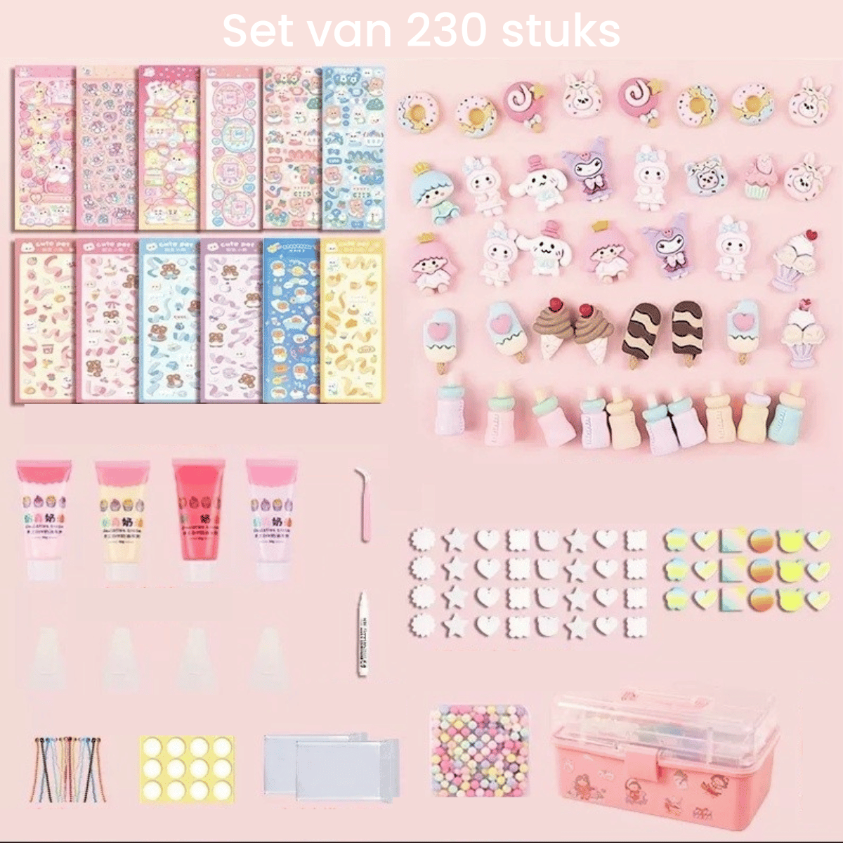 3D Creatieve Sticker Set