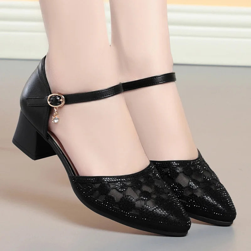 Stil Zomer Med Block Sandalen