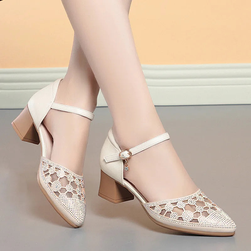 Stil Zomer Med Block Sandalen