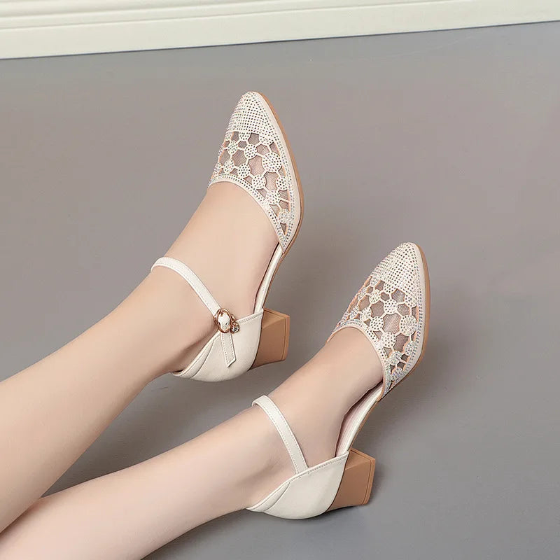 Stil Zomer Med Block Sandalen