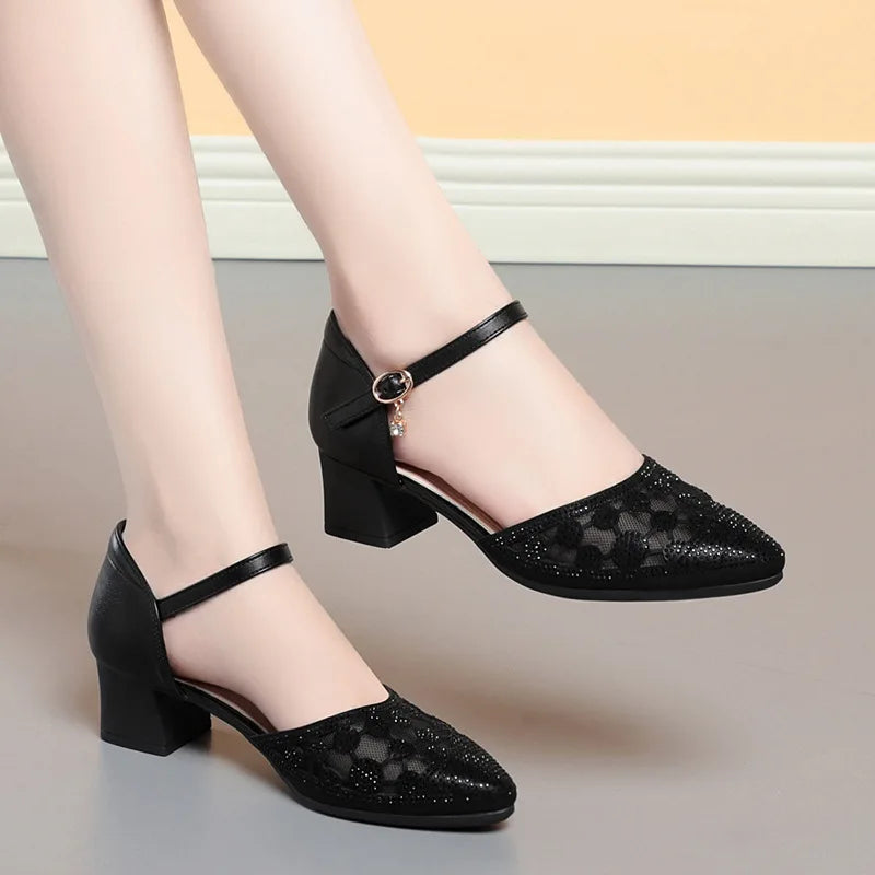 Stil Zomer Med Block Sandalen