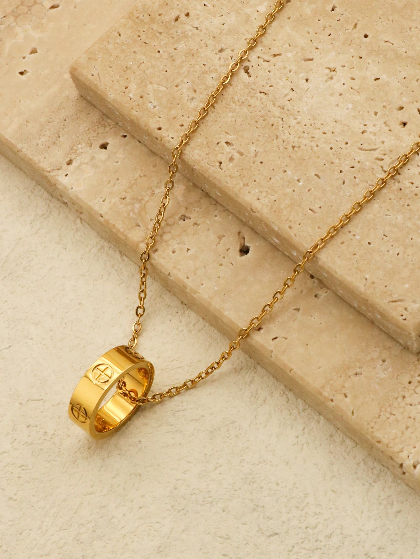 Luxe Liefdes Sieradenset van Roestvrij Staal - 4 Stuks