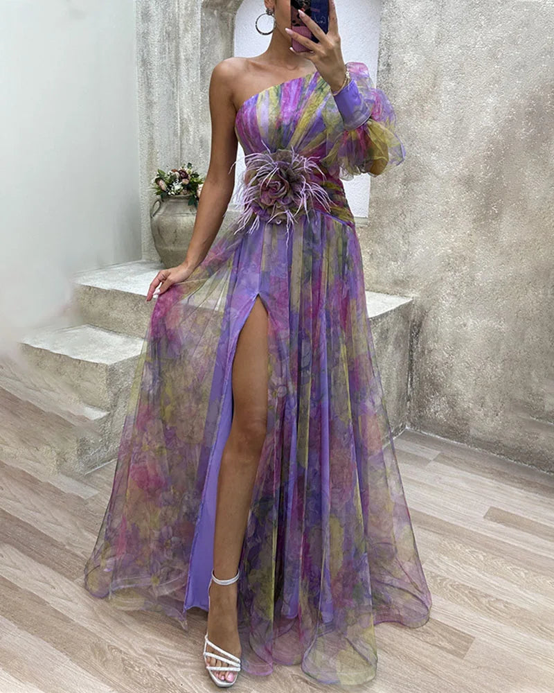 Nora | Elegant Festive Off-Shoulder Dress