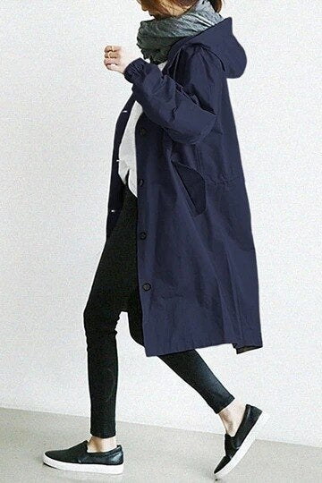 Elegante e raffinato trench coat per donna