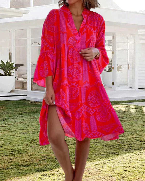 Boho Katoenen Jurk - Luna & Soleil