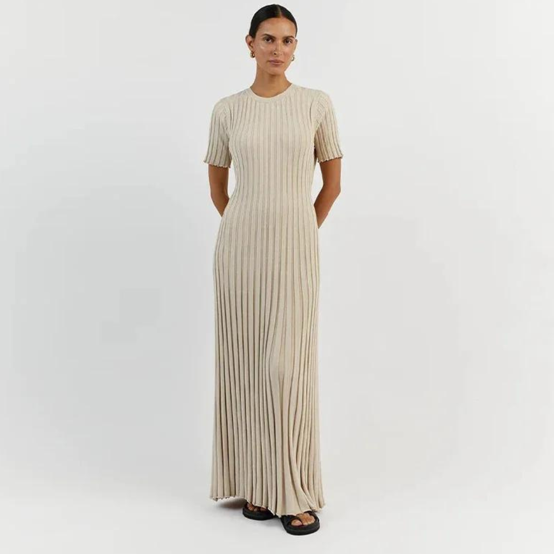 Luna Vestito Lungo a Maglia