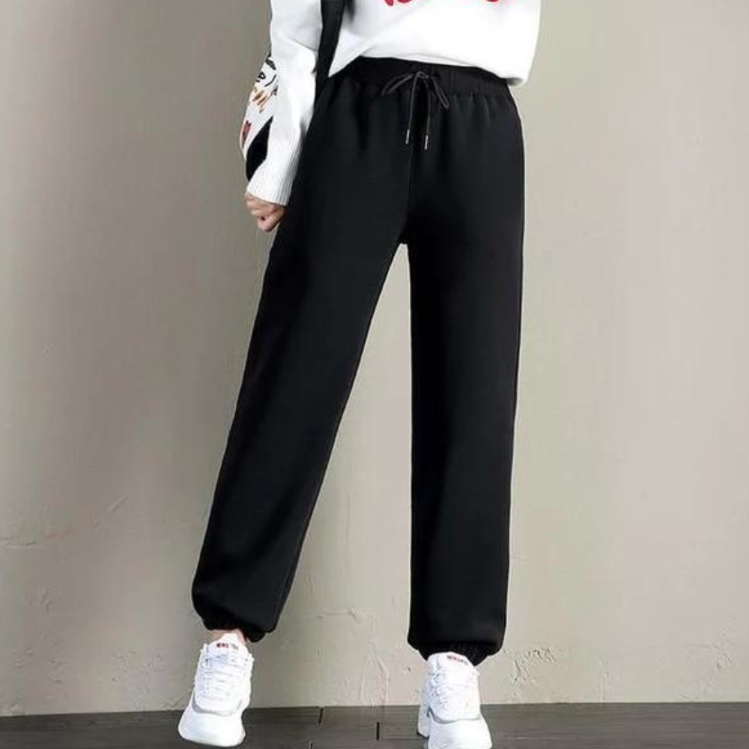 Pantalón de chándal de forro polar Evanora