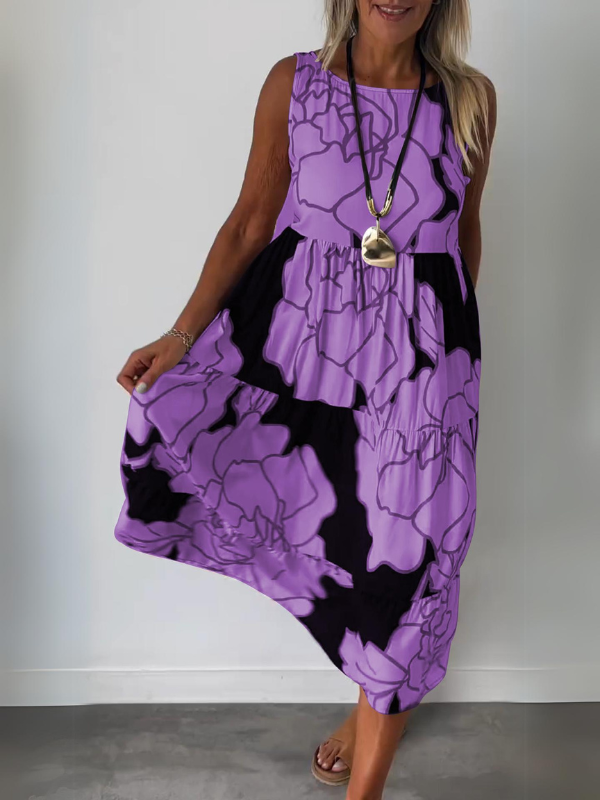 Esmée | Stilvolles Blumenmuster Kleid