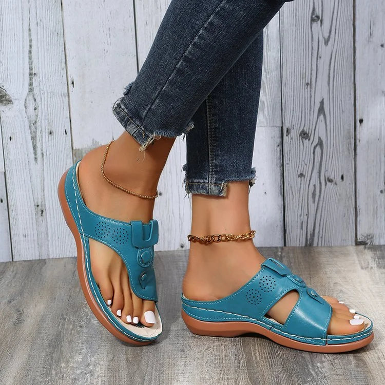 Velanora - Zwarte orthopedische pantoffels