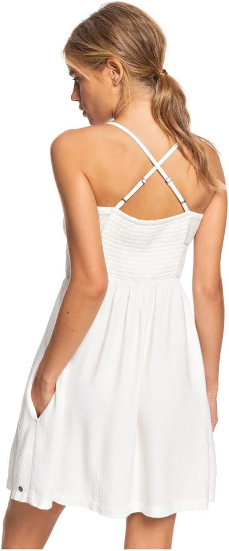 Abito leggero lucido in tessuto intrecciato per donna