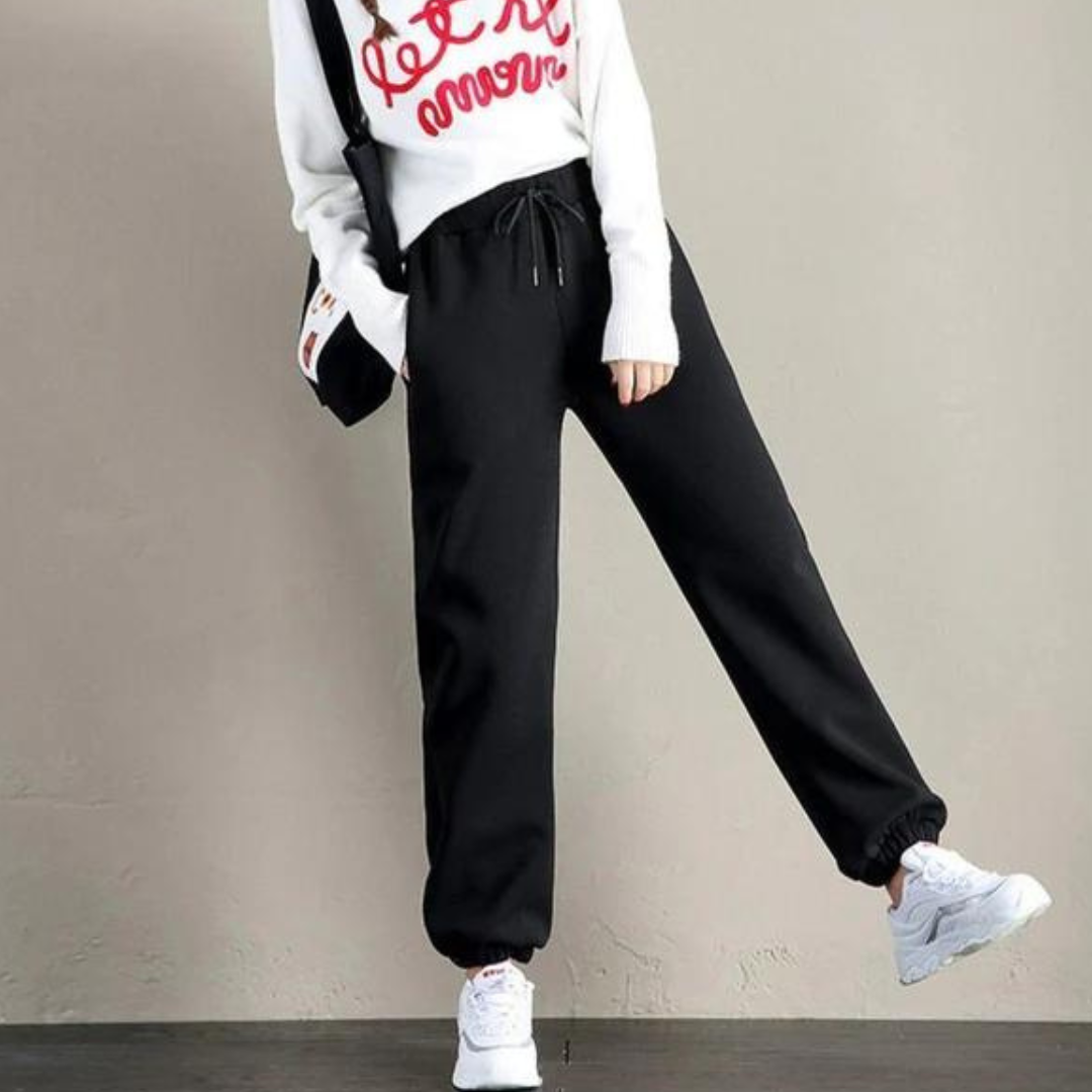 Pantalón de chándal de forro polar Evanora