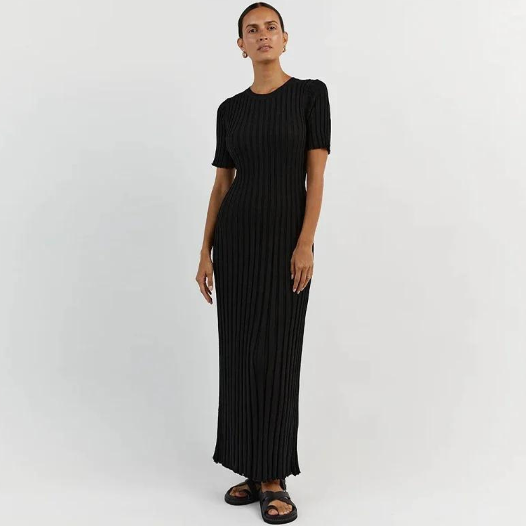 Luna Vestito Lungo a Maglia