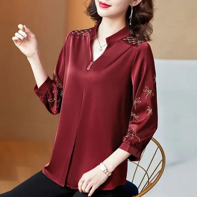LadyFashion Casual Lange Mouw Blusas van ChicEssence