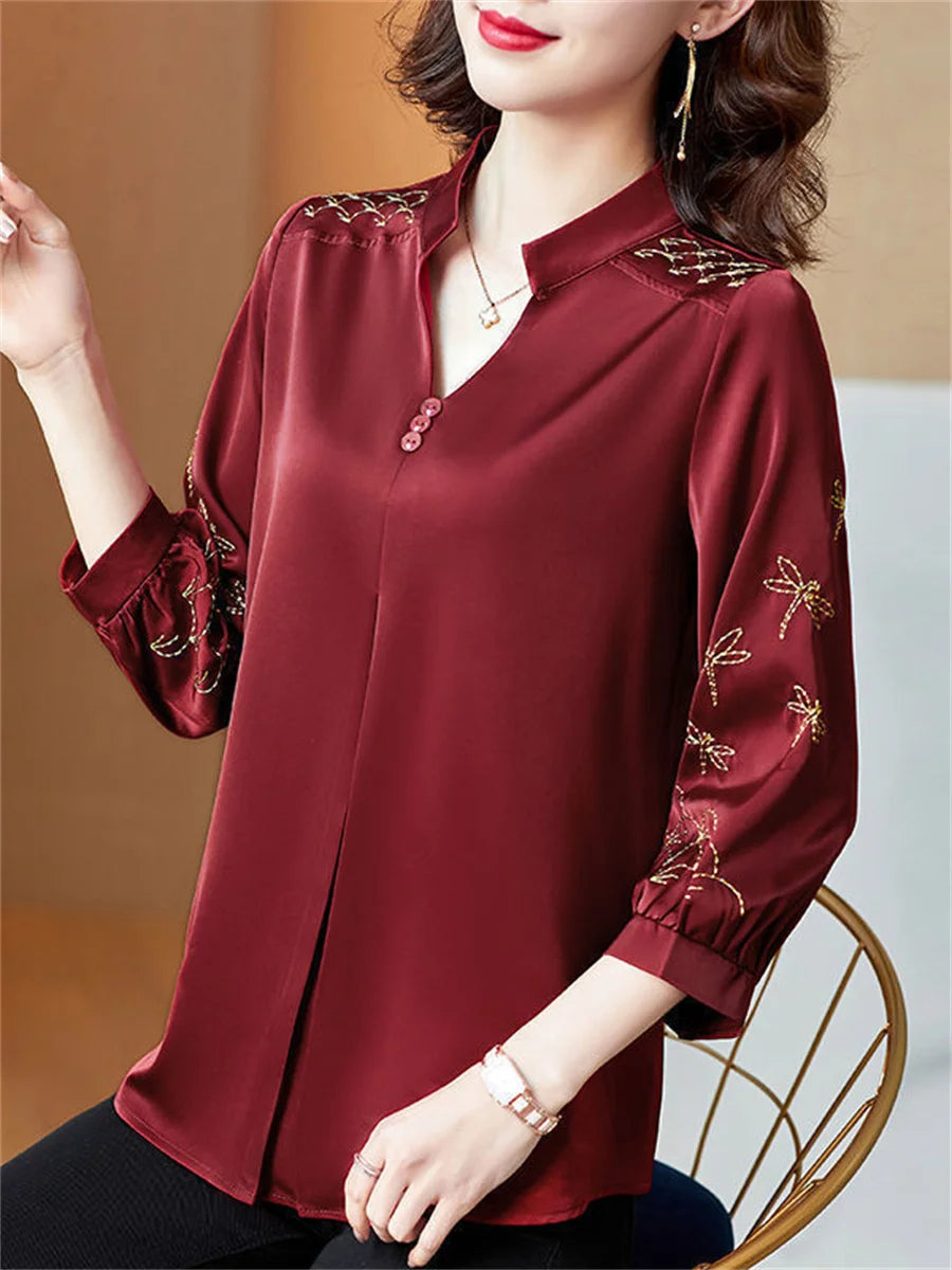 LadyFashion Casual Lange Mouw Blusas van ChicEssence