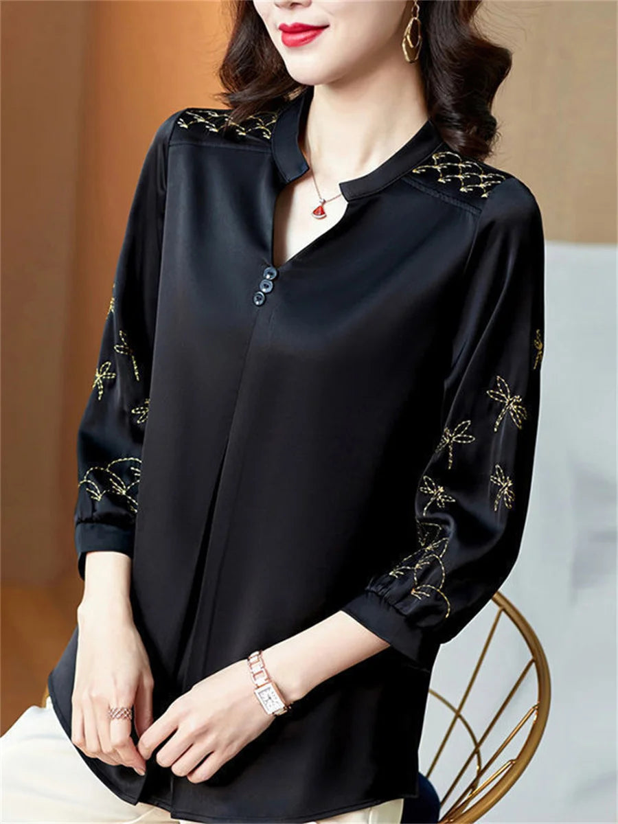 LadyFashion Casual Lange Mouw Blusas van ChicEssence