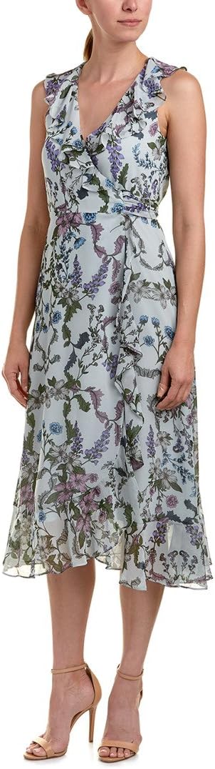 Vestito coprispalle in chiffon stampato da donna seducente