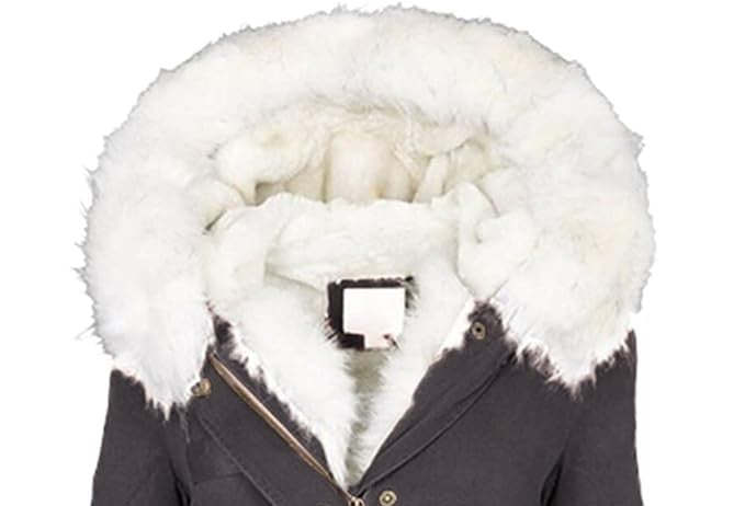 FrostGuard Luxe Giacca Invernale con Colletto in Pelliccia Vegana - Giacca Invernale Calda per Donna
