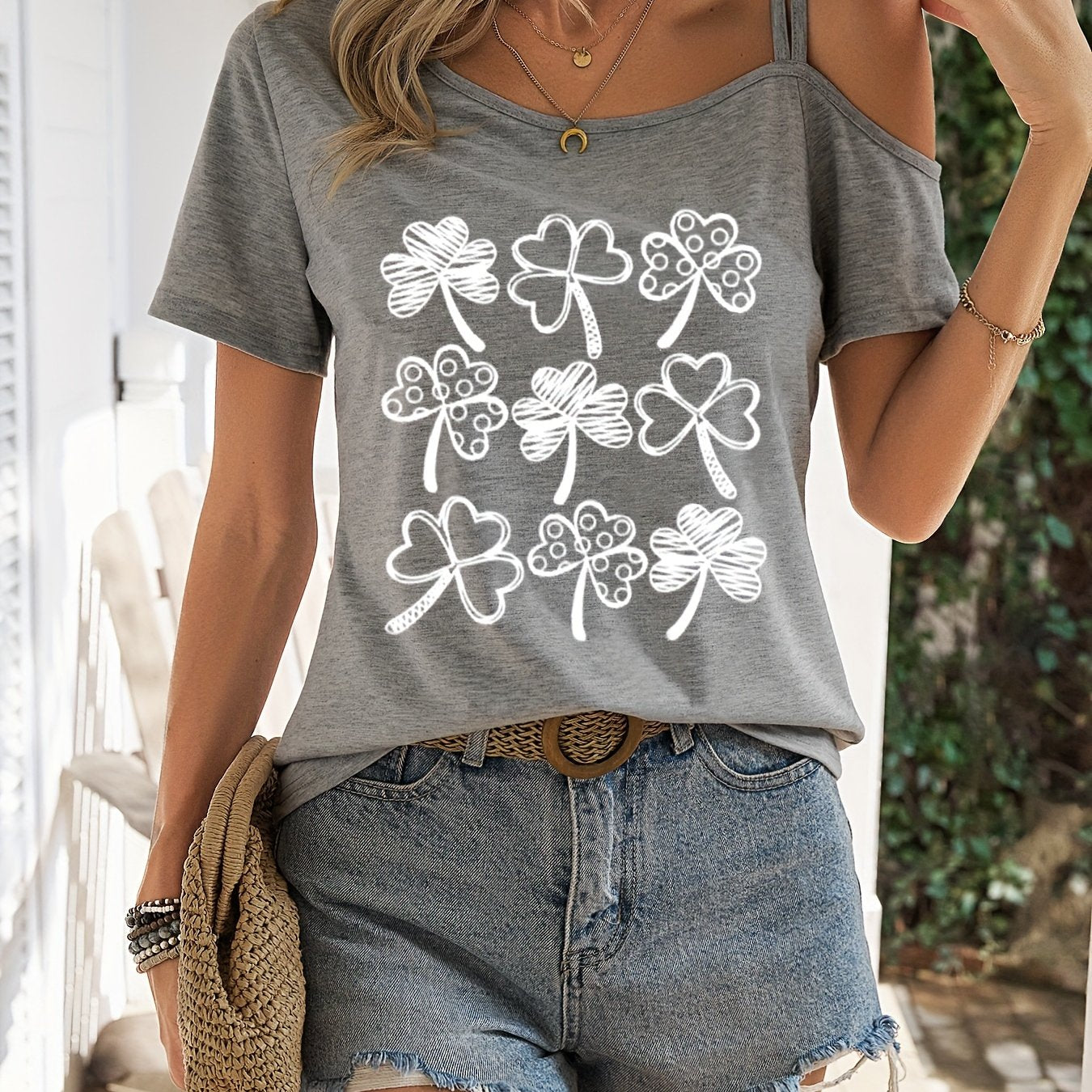 Velanora- One Shoulder T-Shirt