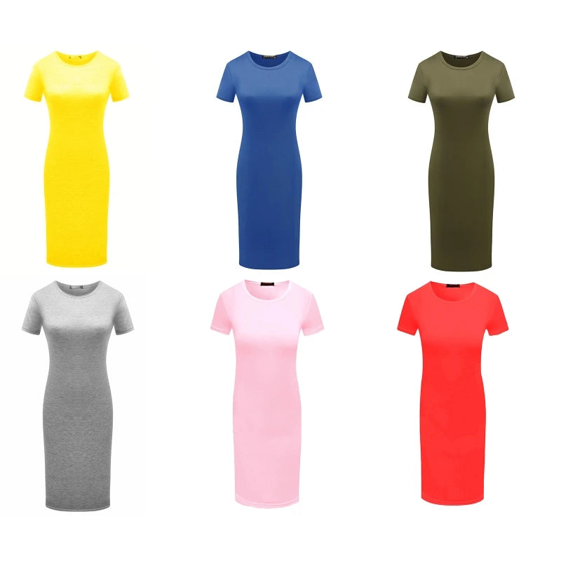 Slim Fit Zomerse Jurk