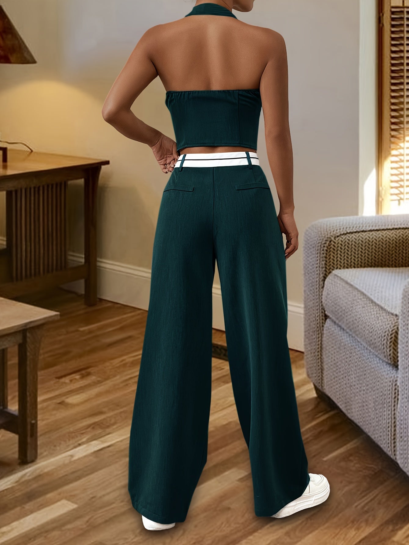 Dazzle Tweedelige Set voor Stijlvolle Vrouwen