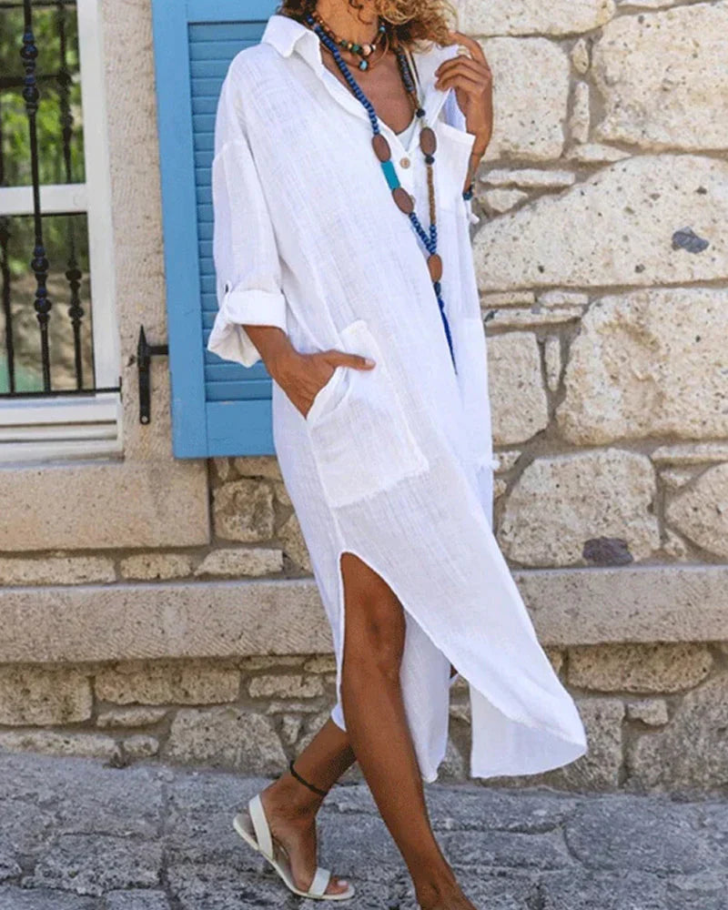 Zomer Bries camicia-vestito di Lumina