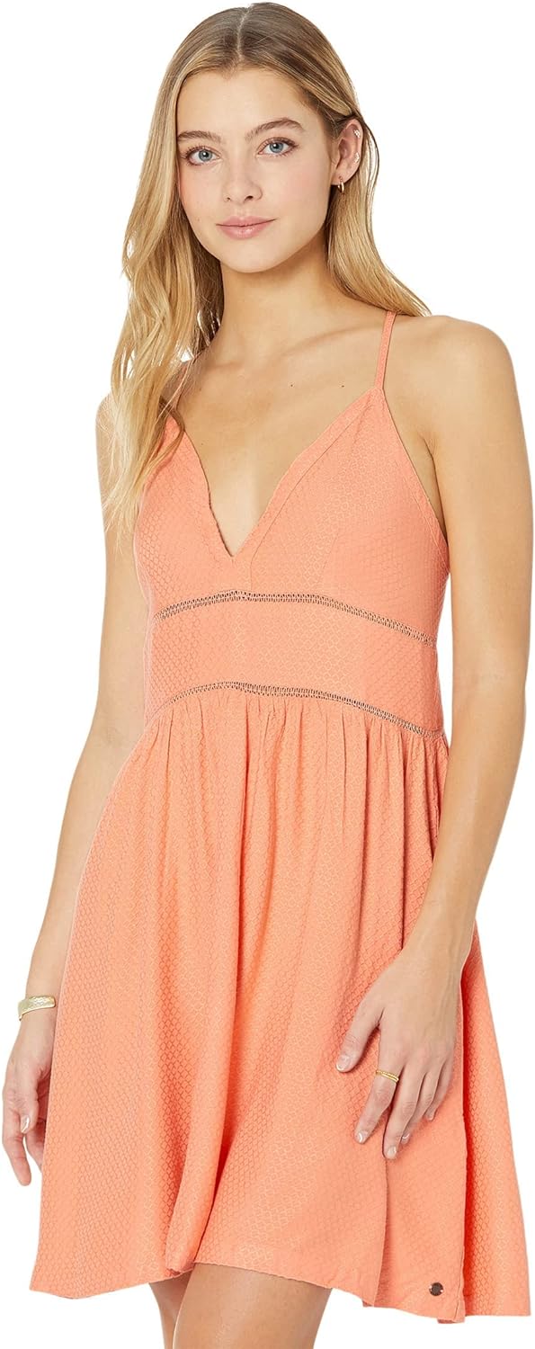 Abito leggero lucido in tessuto intrecciato per donna
