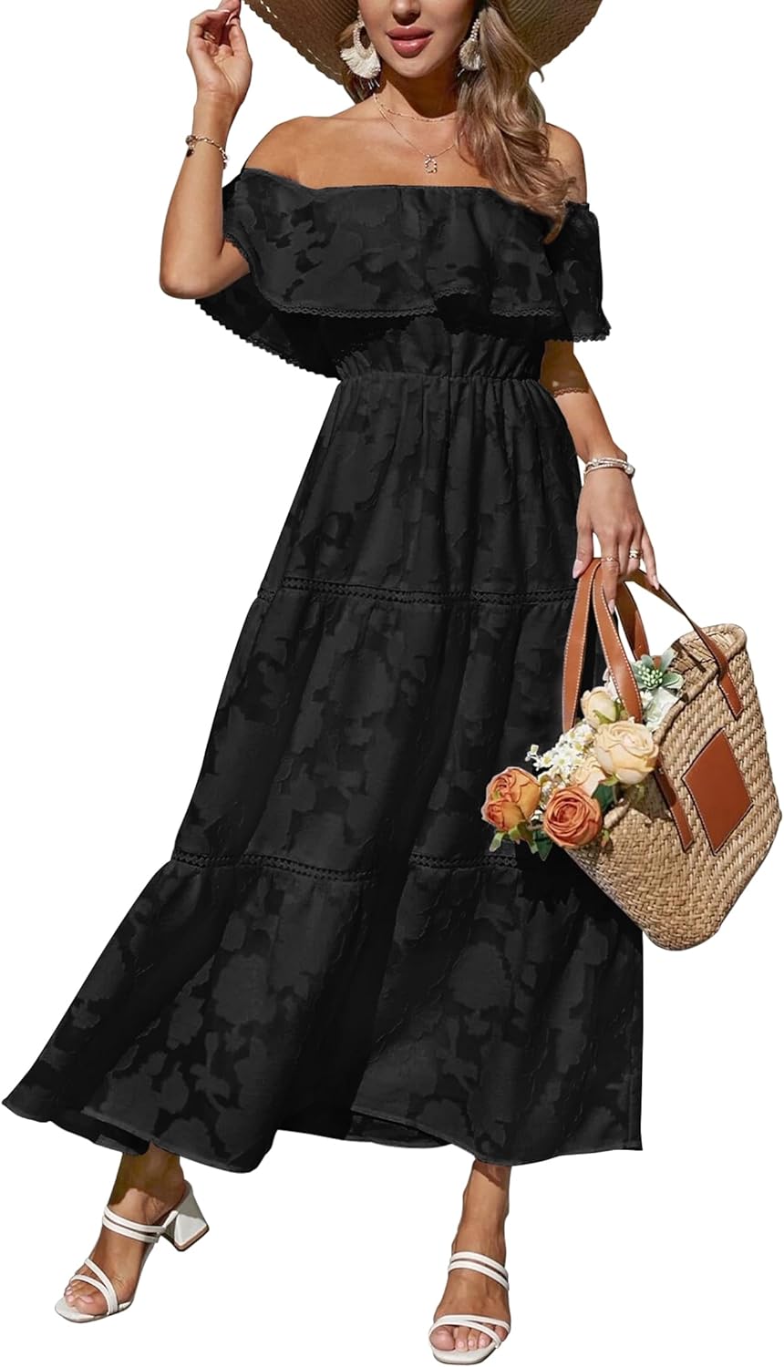 Zonnegloed's Zomerse Bloemen Maxi Jurk voor Dames