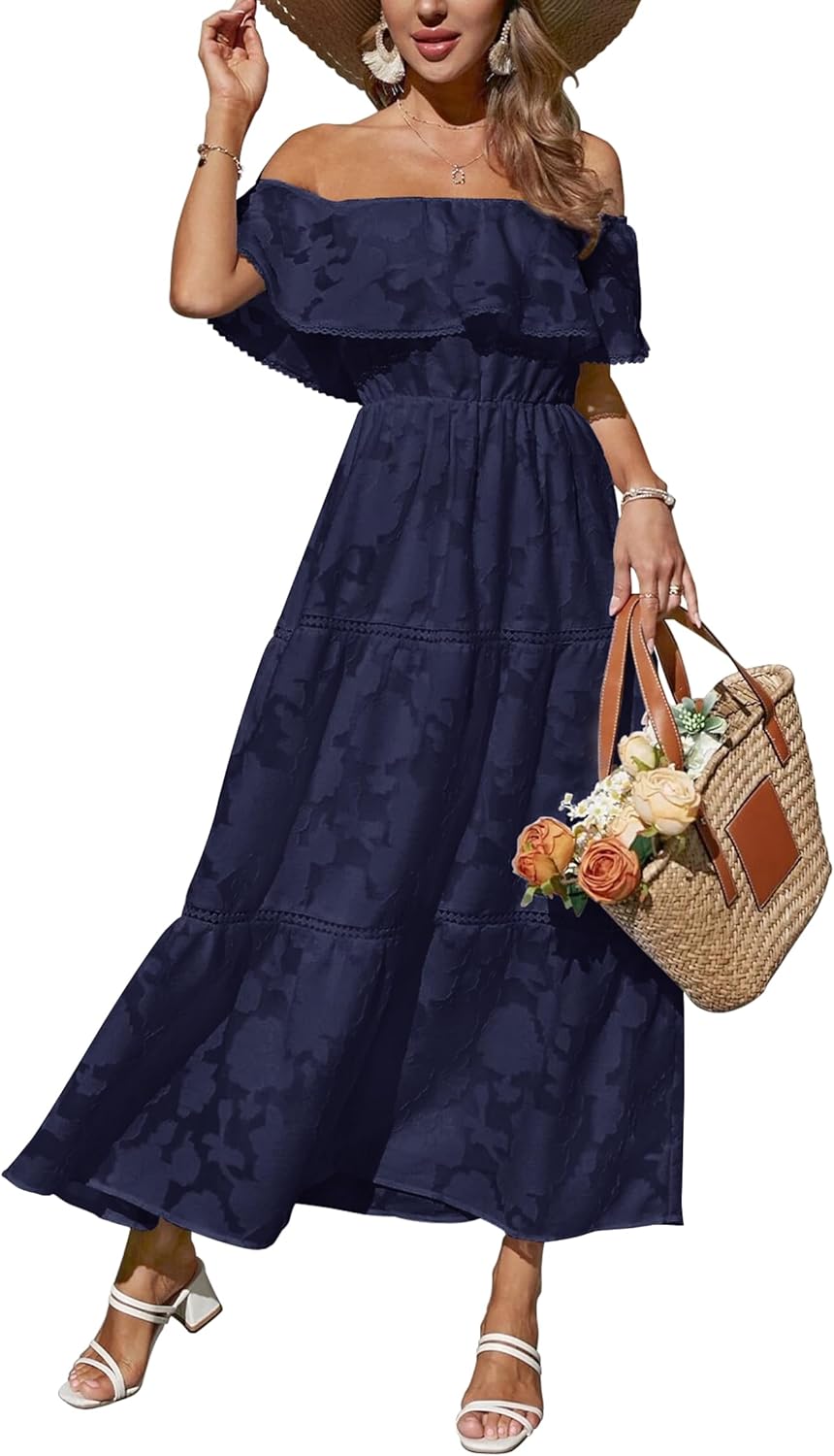 Zonnegloed's Zomerse Bloemen Maxi Jurk voor Dames