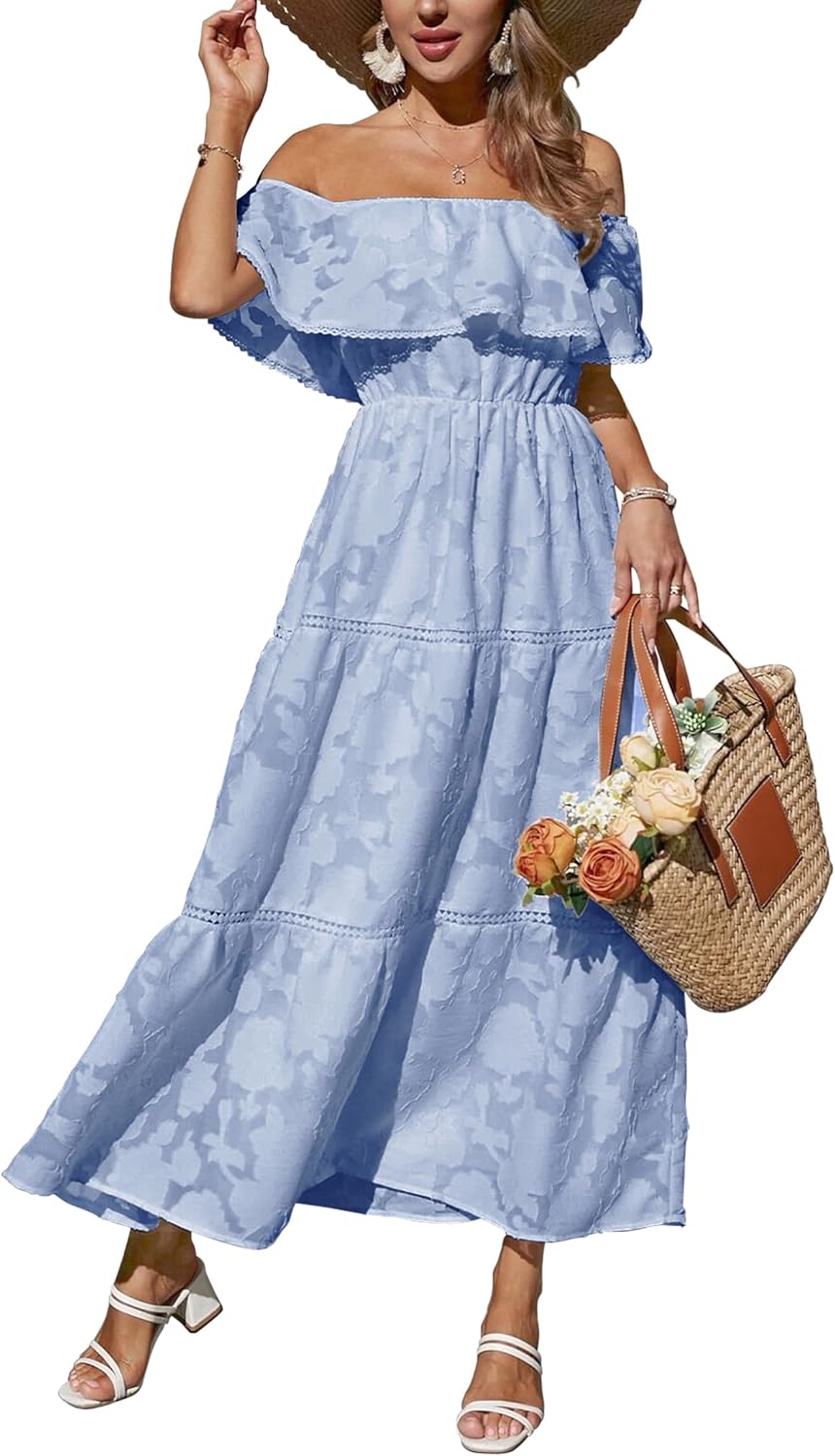 Zonnegloed's Zomerse Bloemen Maxi Jurk voor Dames
