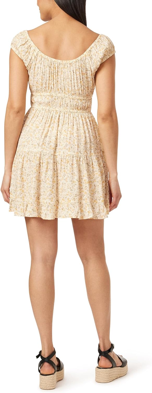 Vestito Mini Prairie in Rayon Challis Nikki Bloemenveld per Donne
