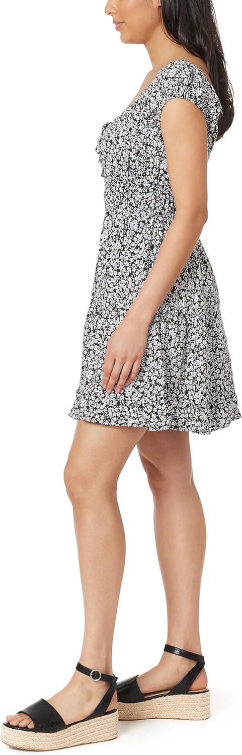 Vestito Mini Prairie in Rayon Challis Nikki Bloemenveld per Donne