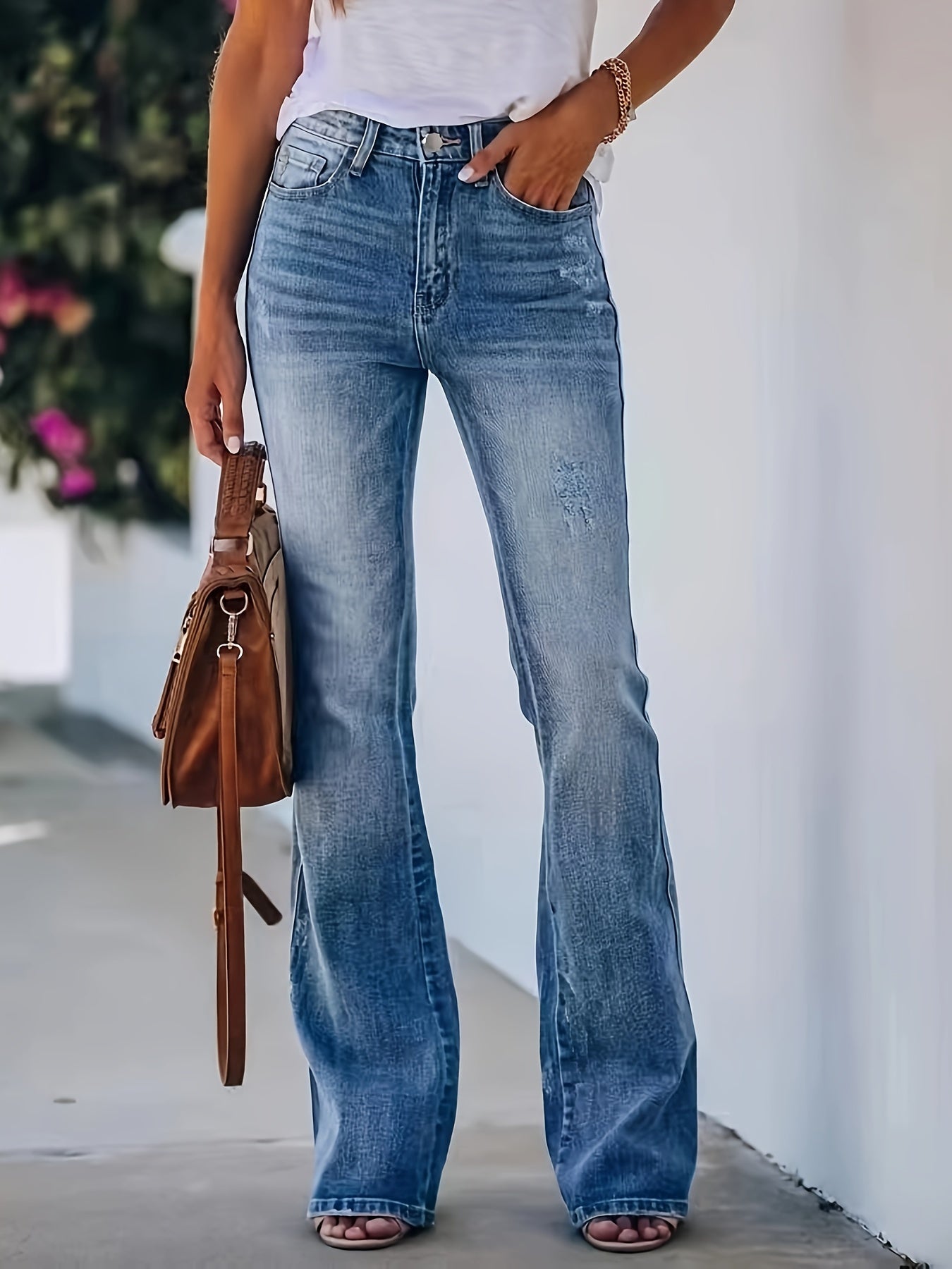 STELLA Hoge-Stretch Bootcut Jeans voor Modieuze Vrouwen