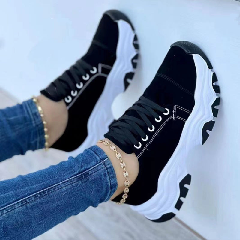 Serena | Sneakers ortopediche e di lusso in microfibra