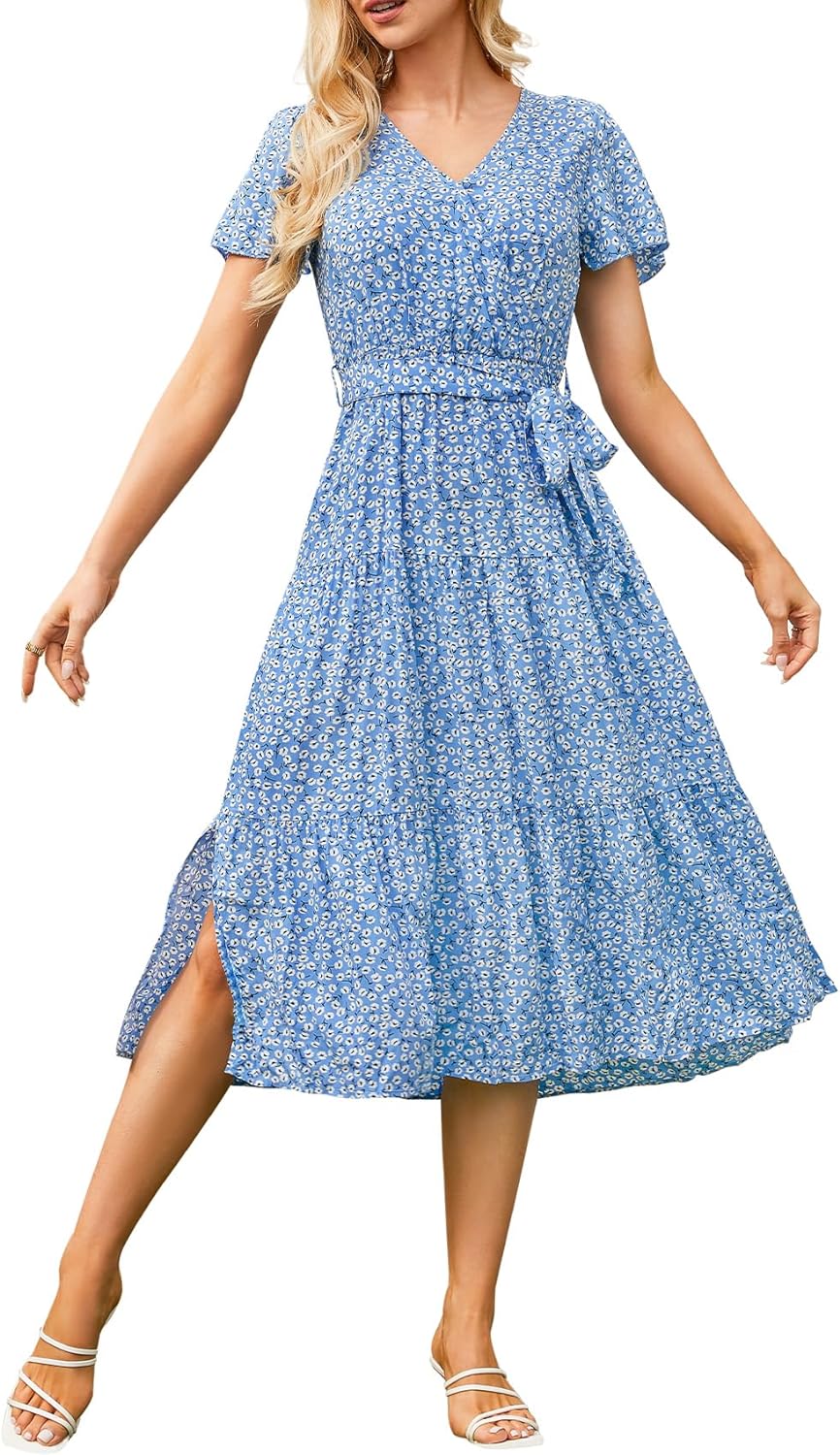 BloomMaxi Zomerjurk met Bloemenprint voor Dames