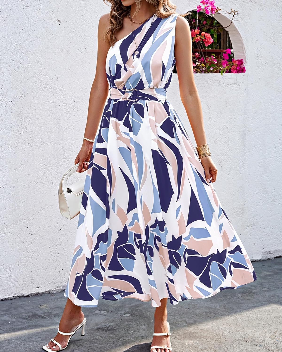 ModeMagneet Maxi Abito Estivo per Donne Attente allo Stile