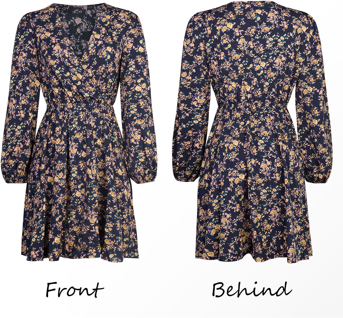 BloeiendeDames Bloemen Mini Jurk voor Stijlvolle Vrouwen
