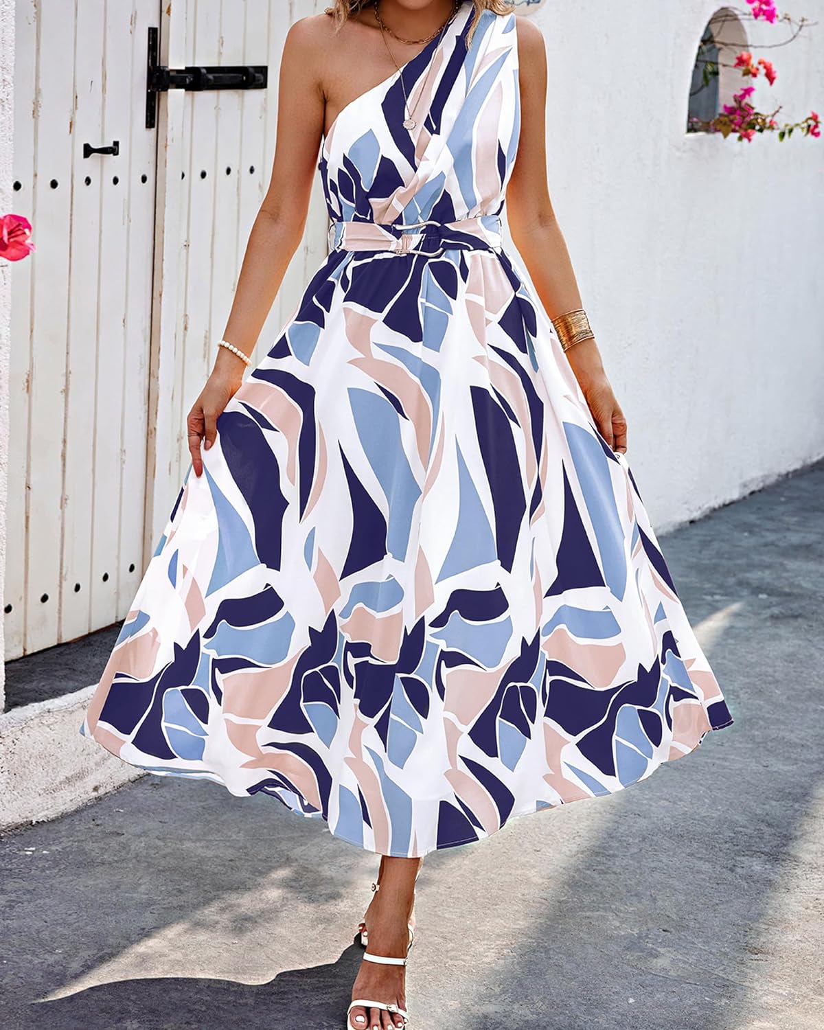 ModeMagneet Maxi Abito Estivo per Donne Attente allo Stile