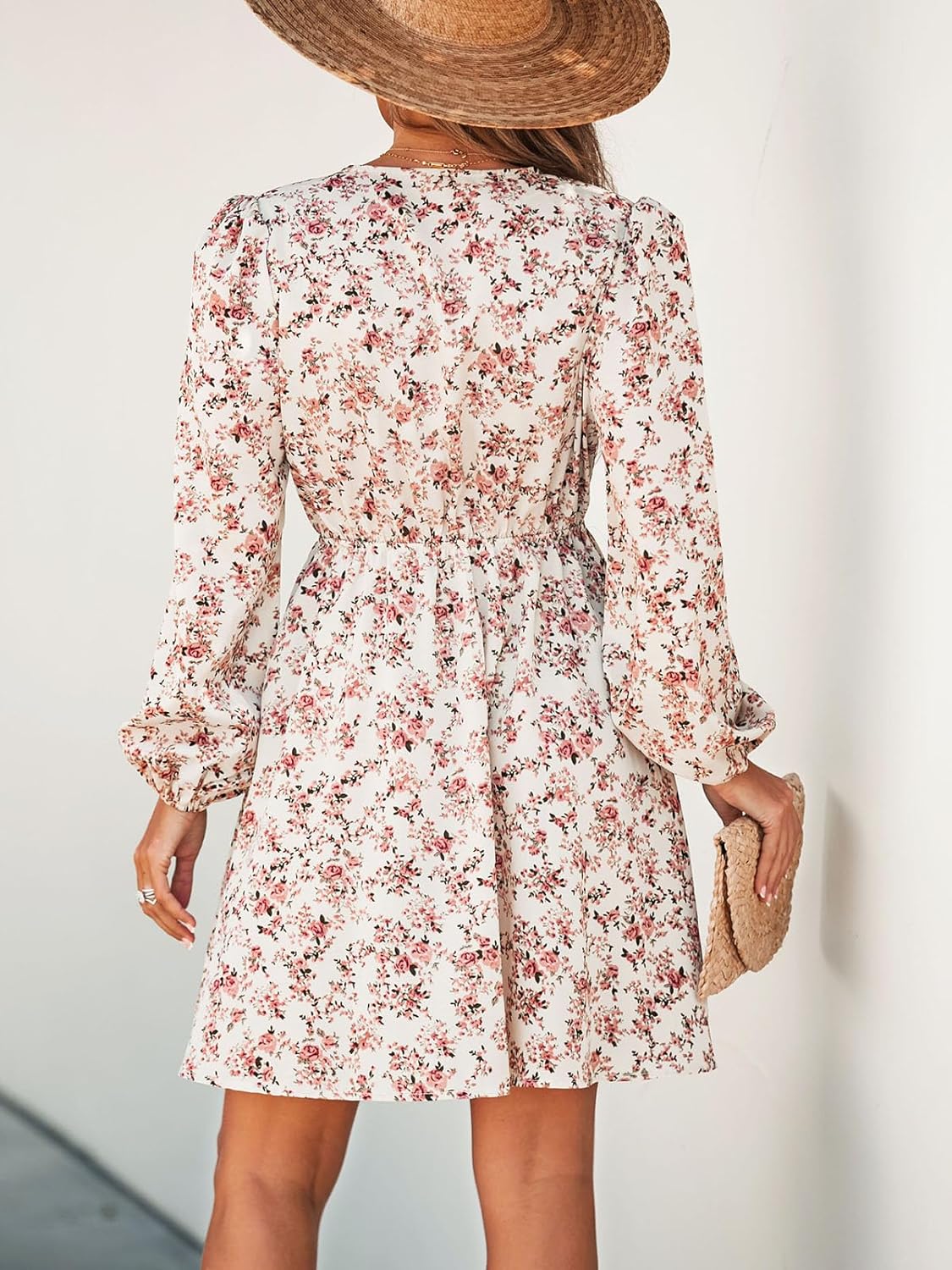 BloeiendeDames Bloemen Mini Jurk voor Stijlvolle Vrouwen