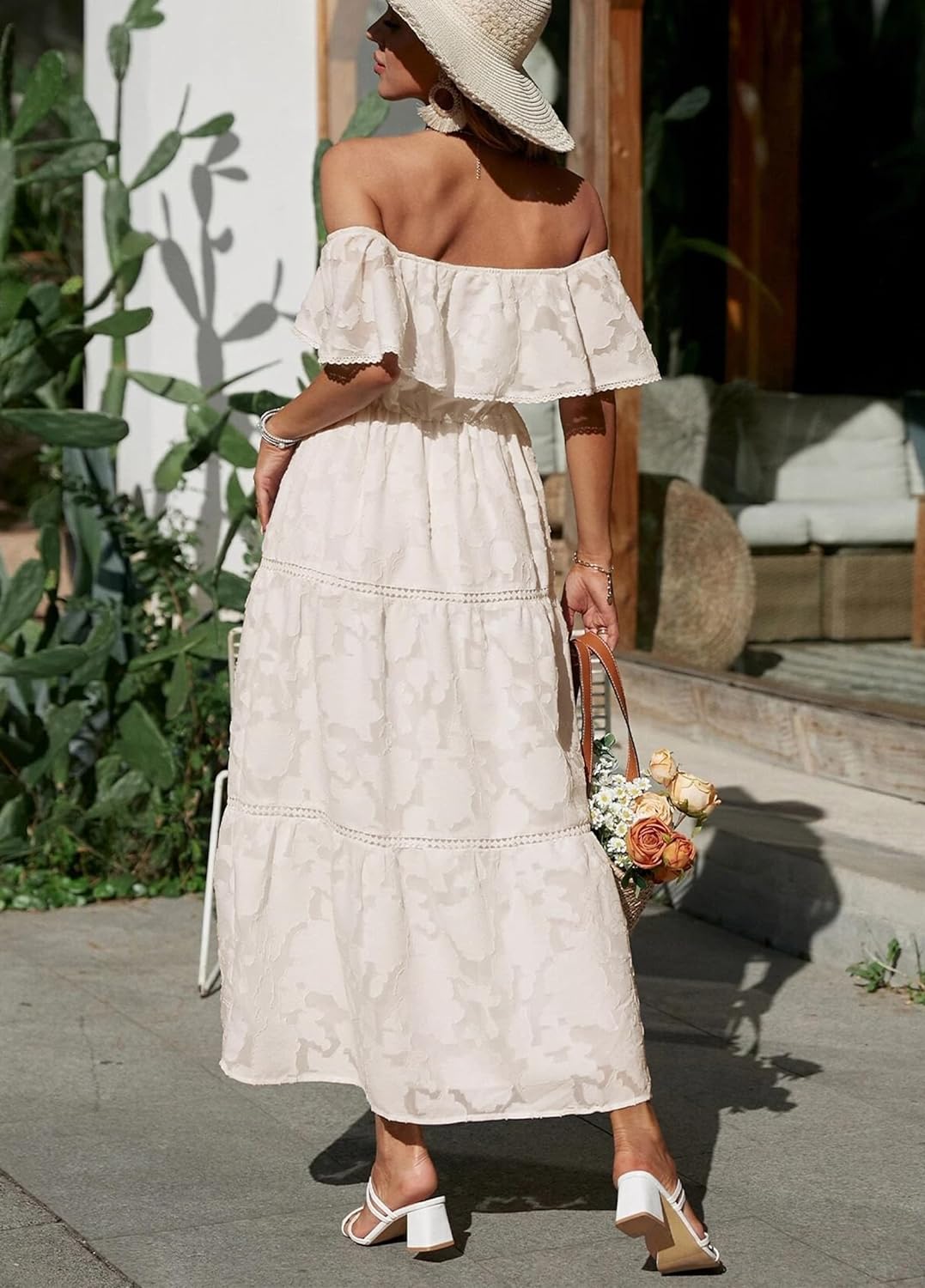 Zonnegloed's Zomerse Bloemen Maxi Jurk voor Dames