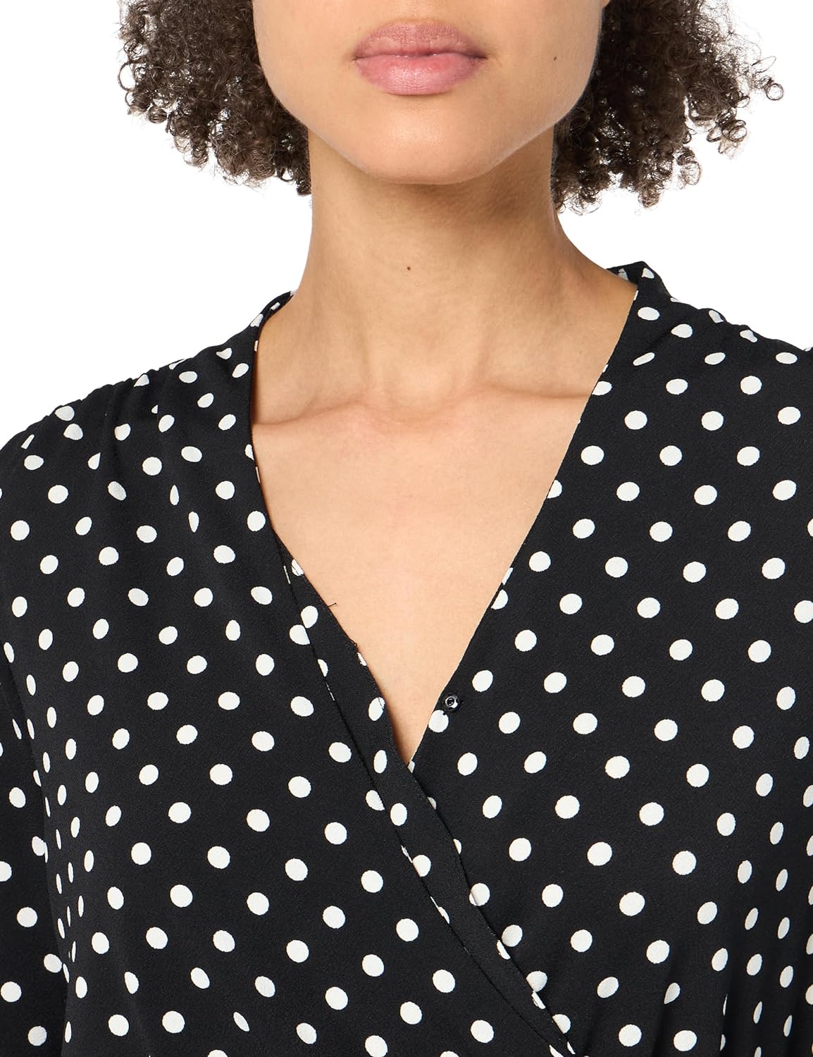 ChicDroom Lange Mouw Wrap Midi Jurk voor Vrouwen