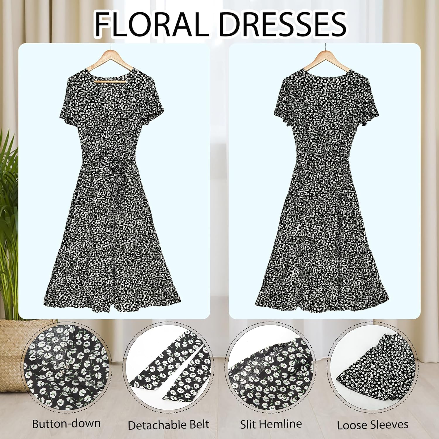 BloomMaxi Zomerjurk met Bloemenprint voor Dames