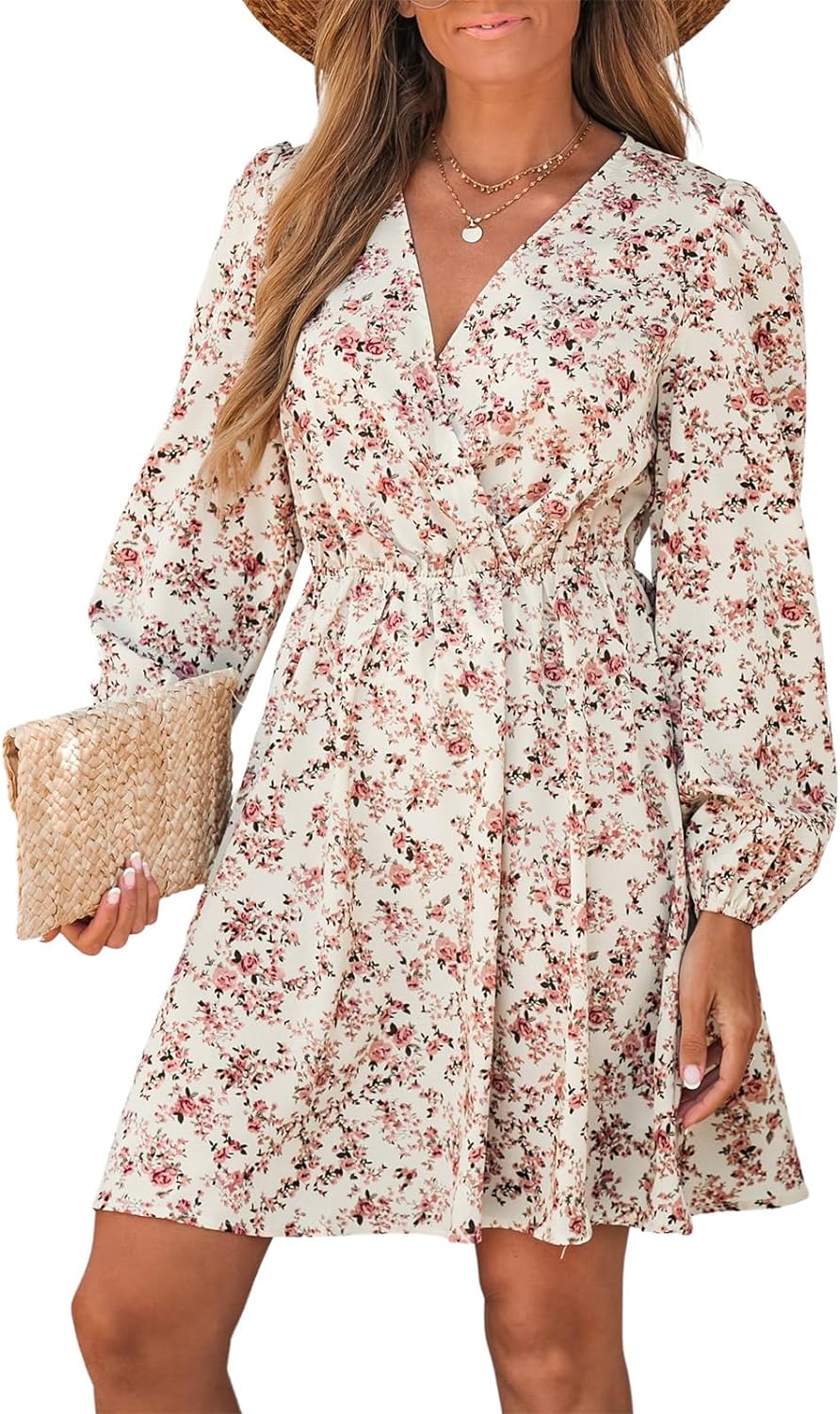 BloeiendeDames Bloemen Mini Jurk voor Stijlvolle Vrouwen