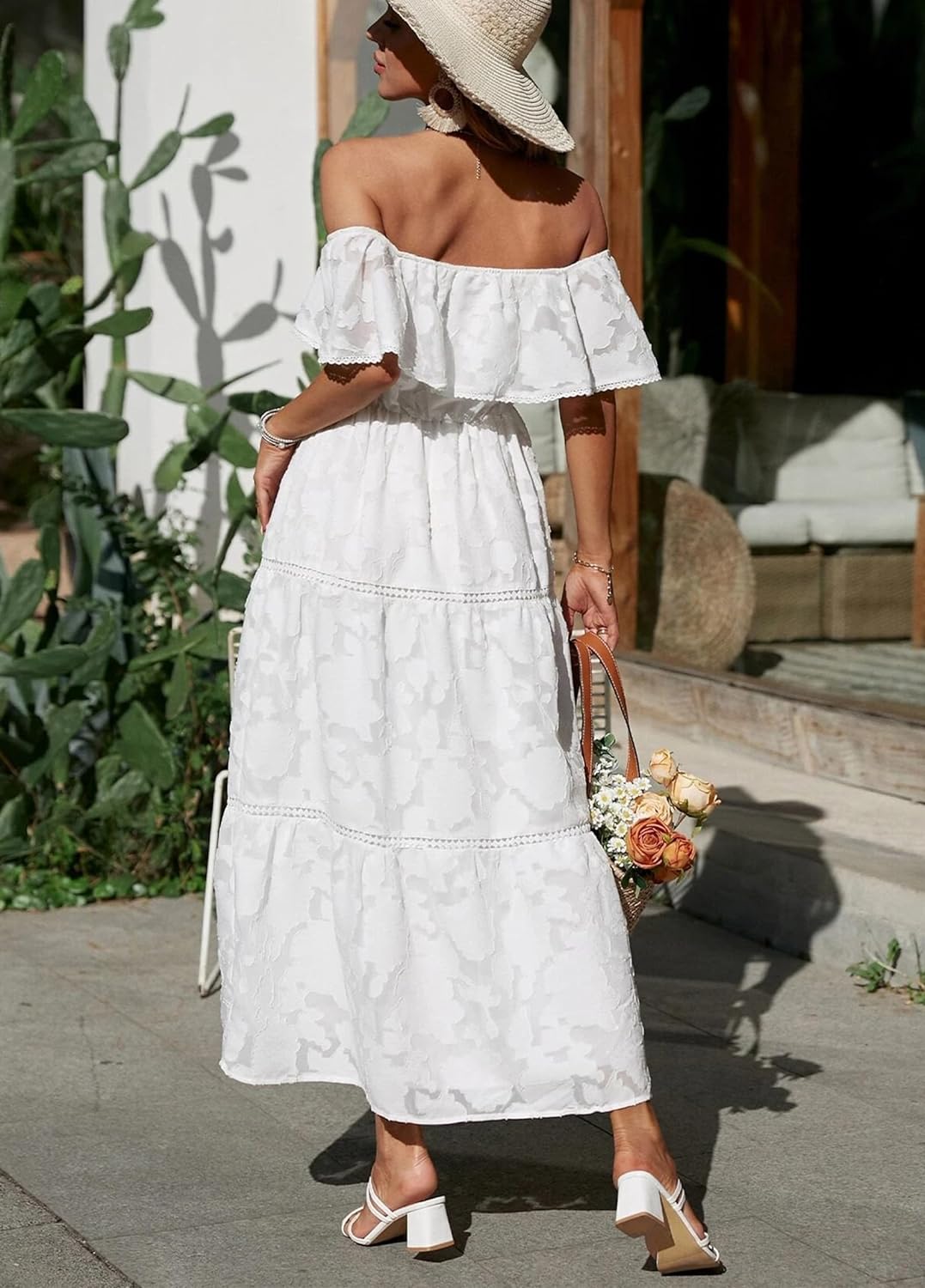 Zonnegloed's Zomerse Bloemen Maxi Jurk voor Dames