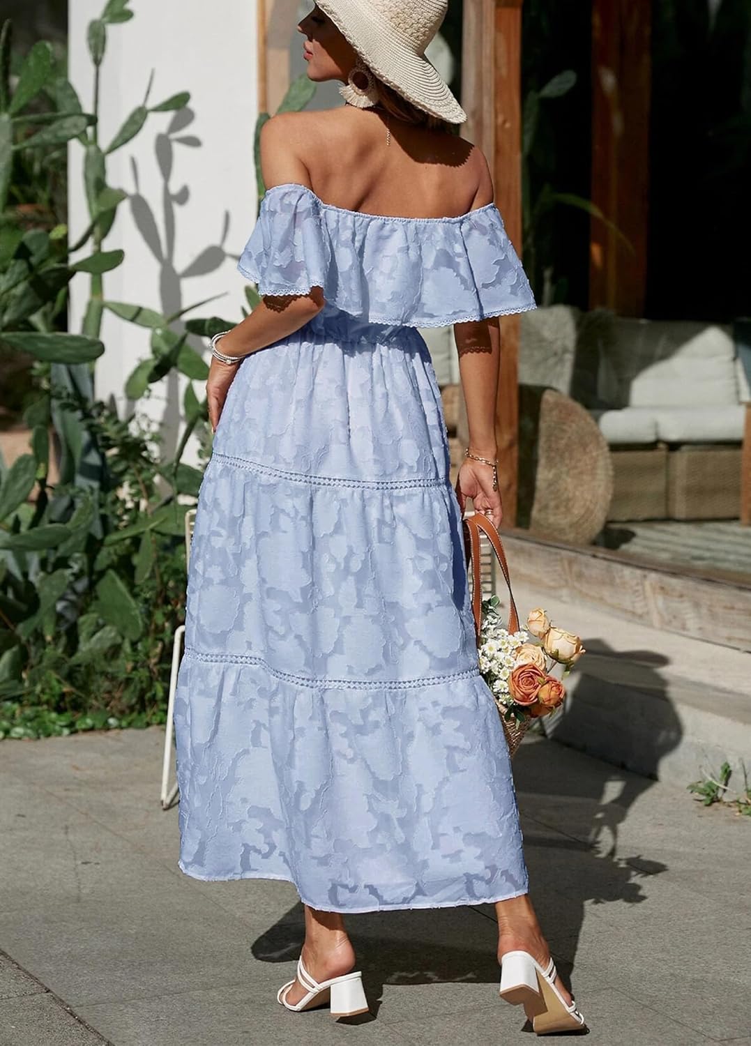 Zonnegloed's Zomerse Bloemen Maxi Jurk voor Dames