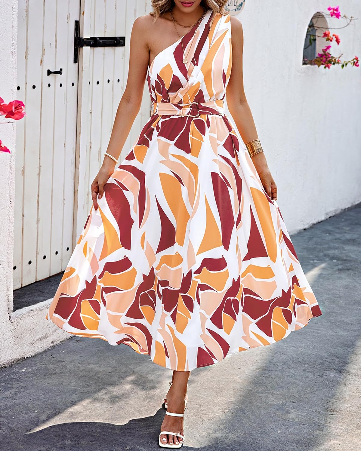 ModeMagneet Maxi Abito Estivo per Donne Attente allo Stile
