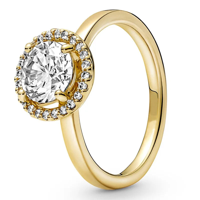 Sterling Zilveren Moeder Dubbel Pave Hart Ring