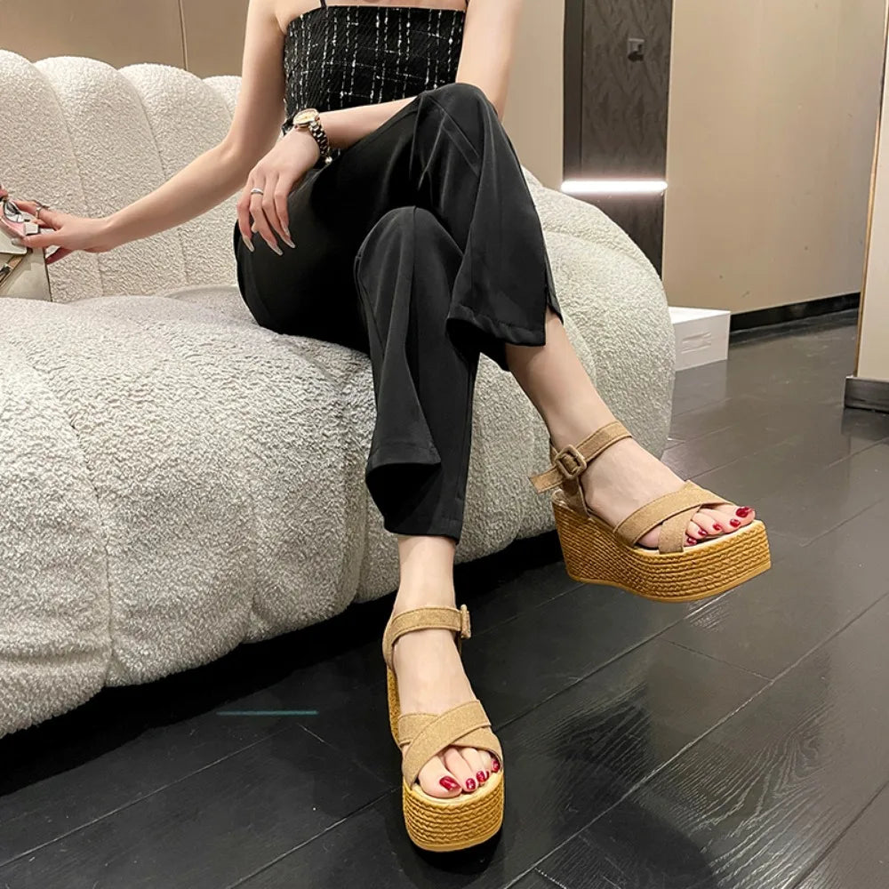 Eleganti Sandali Estivi con Tacco Alto