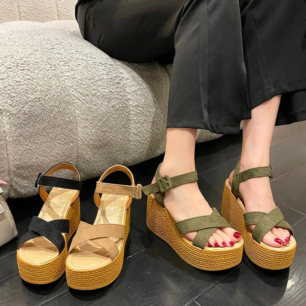 Eleganti Sandali Estivi con Tacco Alto