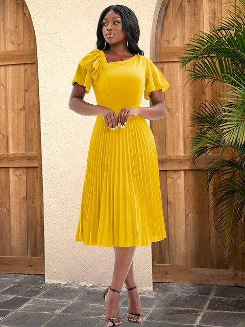 Straal Zelfvertrouwen Uit met Midi-Jurk van Elegance Couture
