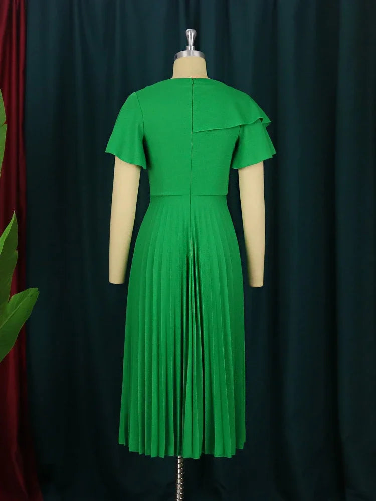 Straal Zelfvertrouwen Uit met Midi-Jurk van Elegance Couture